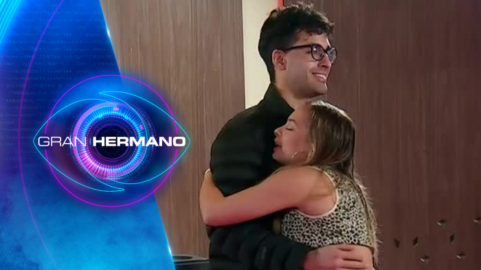 Jorge Aldoney y Skarleth Labra abrazados