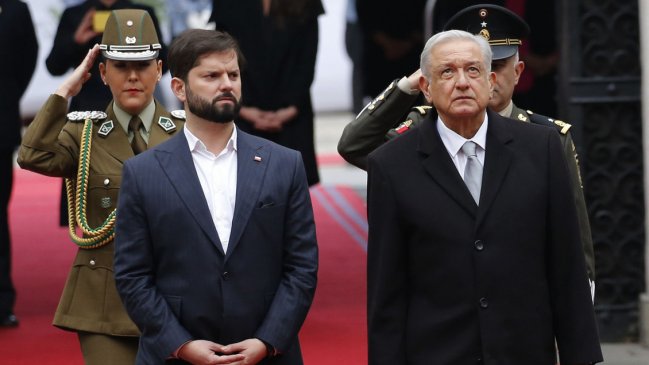  50 años: Boric agradeció a México y López Obrador homenajeó a Allende  