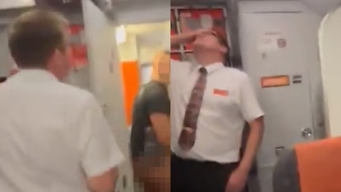 Pareja fue descubierta teniendo relaciones en un avión