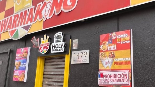 Local de comida árabe de Antofagasta quedó con prohibición de funcionamiento