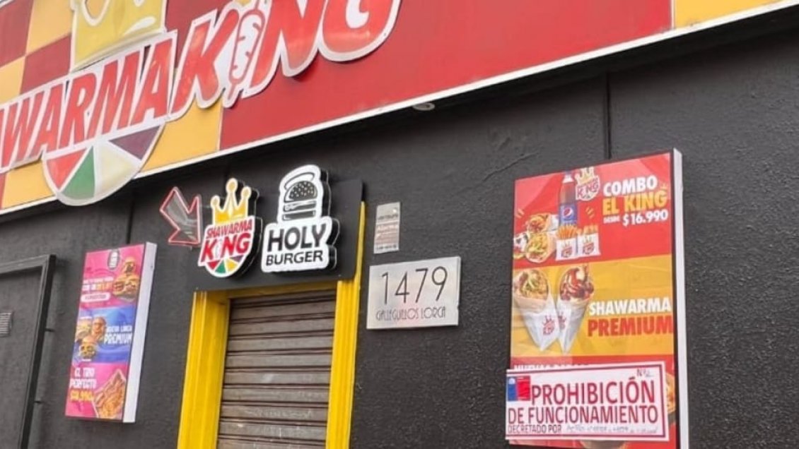 Local de comida árabe de Antofagasta quedó con prohibición de funcionamiento