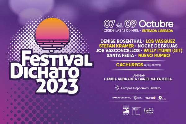 artistas viva dichato 2023 cartel de artistas de festival viva dichato 2023