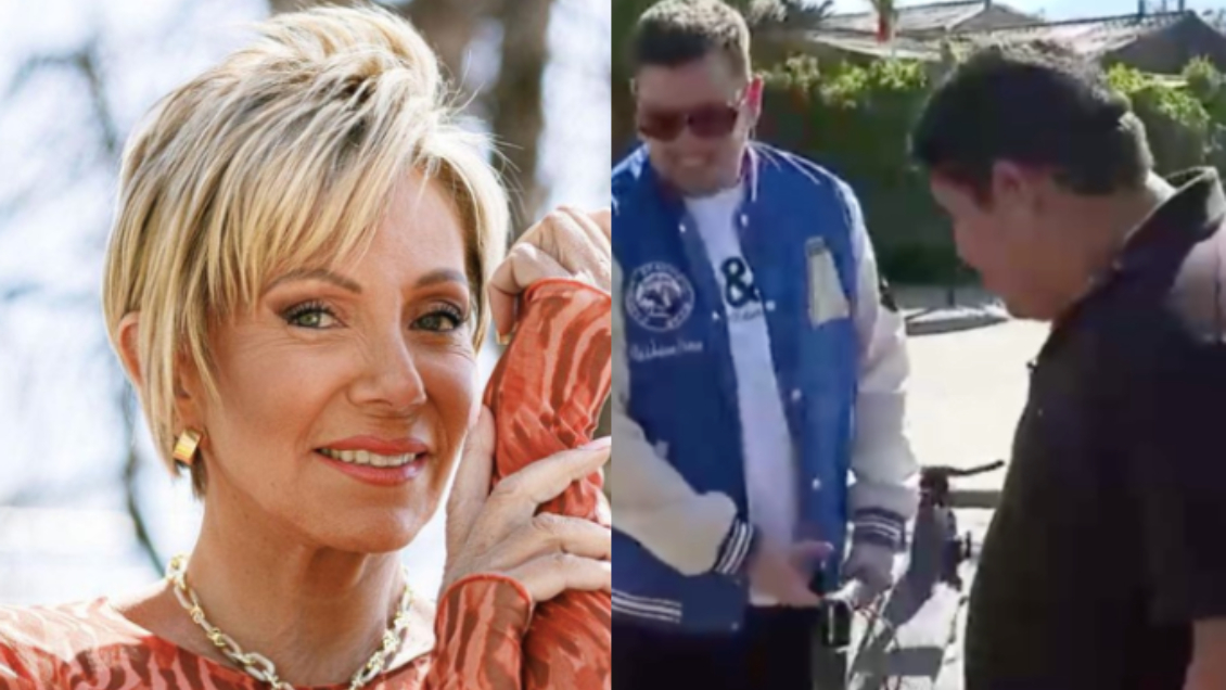 Raquel Argandoña reacciona a gesto de su hijo Nano Calderón con víctima de robo