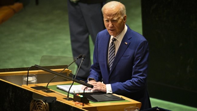  Biden en la ONU: Ningún país estará seguro si Ucrania pierde la guerra  