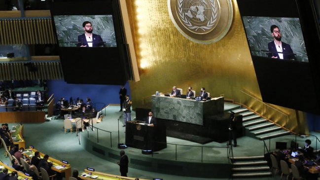  Cambio climático, salud y democracia, la agenda de Boric en la ONU  