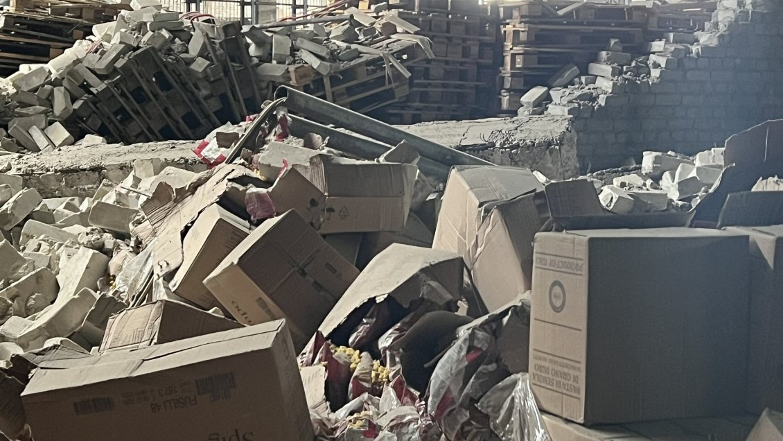 Ucrania: Ataque ruso destruyó 300 toneladas de ayuda humanitaria enviada por el papa