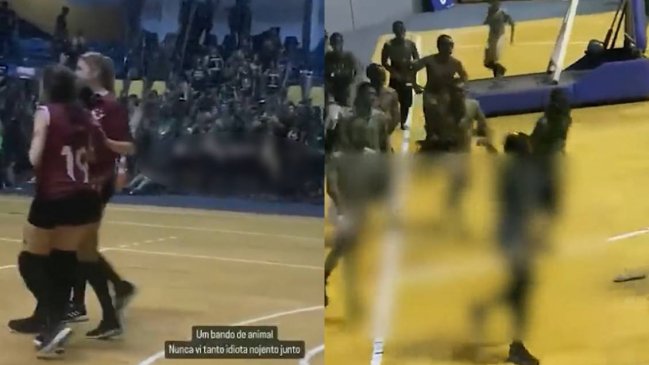   Expulsan a estudiantes tras simular masturbarse en partido de voleibol femenino en Brasil 