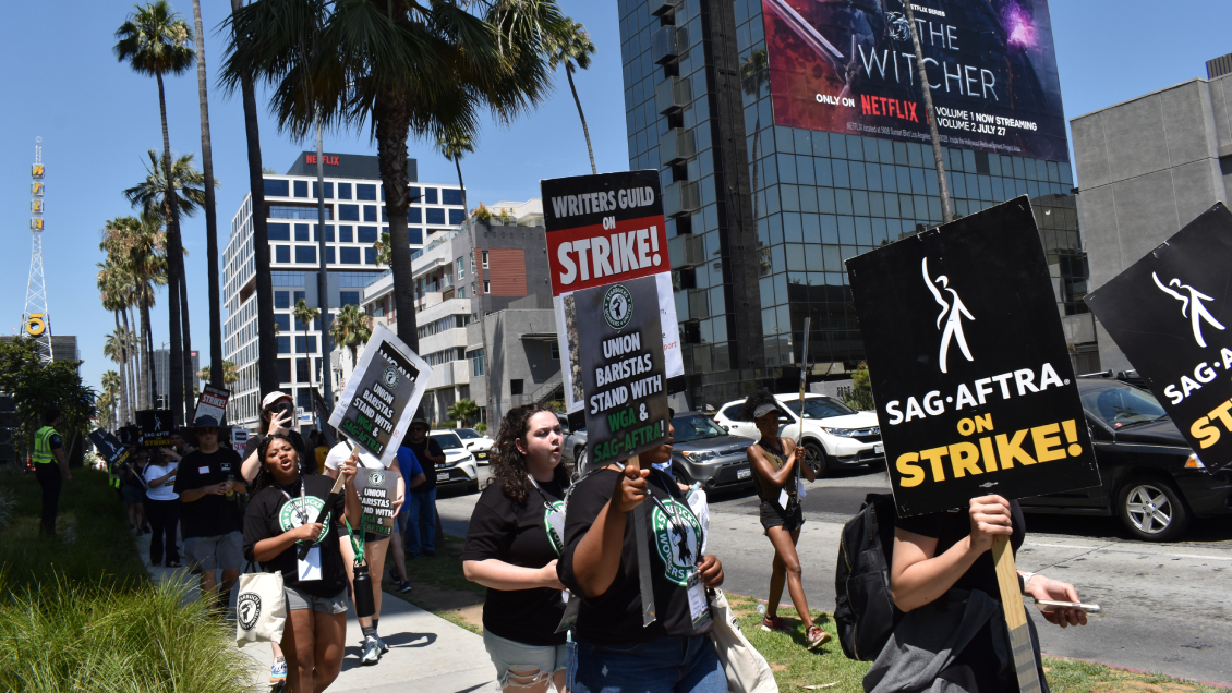 Huelga de guionistas en Hollywood Huelga de guionistas en Hollywood