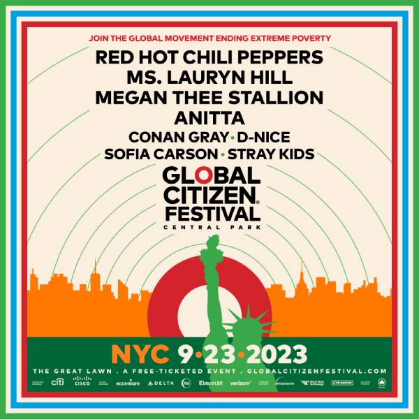 cartel global citizen 2023 el cartel de artistas de global citizen 2023