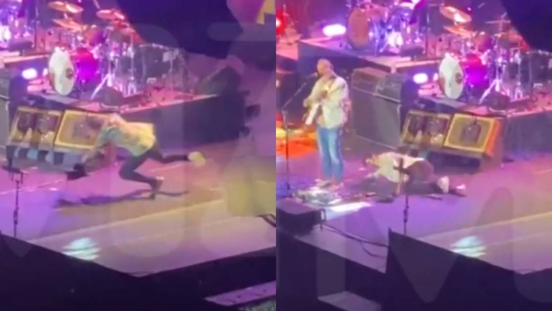 Ringo Starr sufrió dura caída en escenario en pleno show