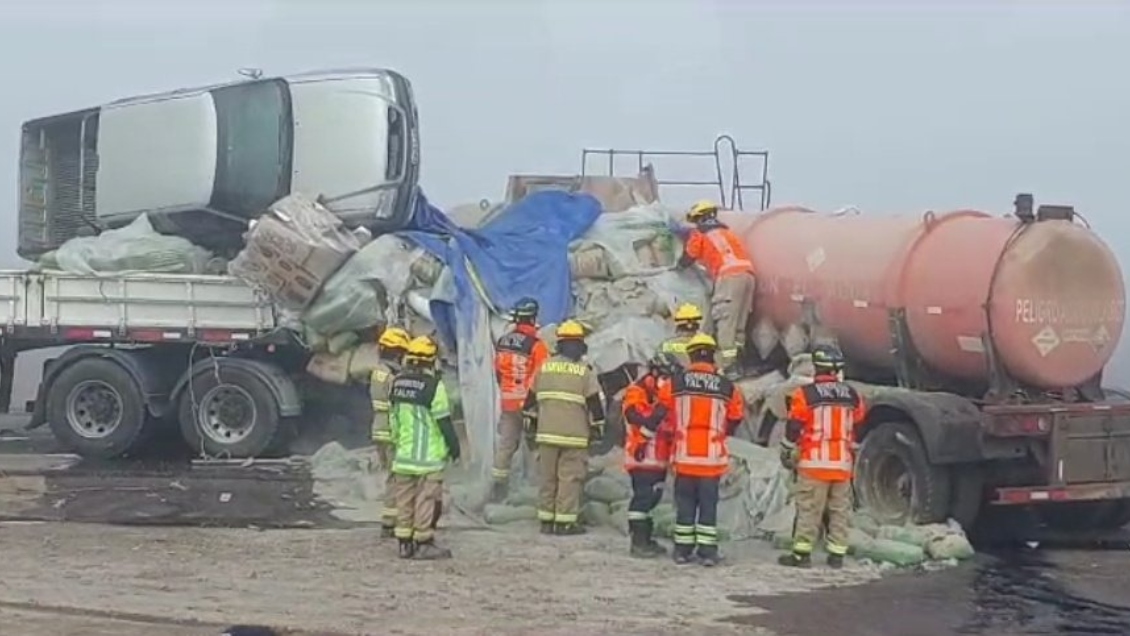 Accidente entre camiones en Taltal dejó a una persona fallecida