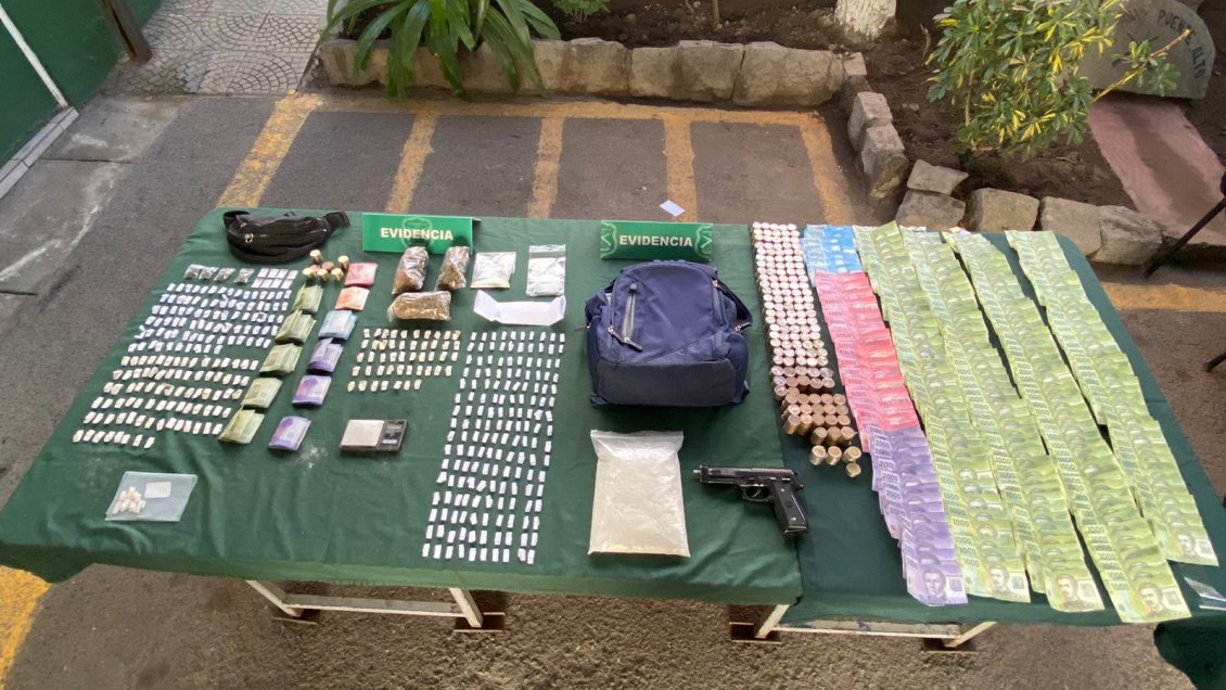 Puente Alto: 10 detenidos en medio de transacción de drogas