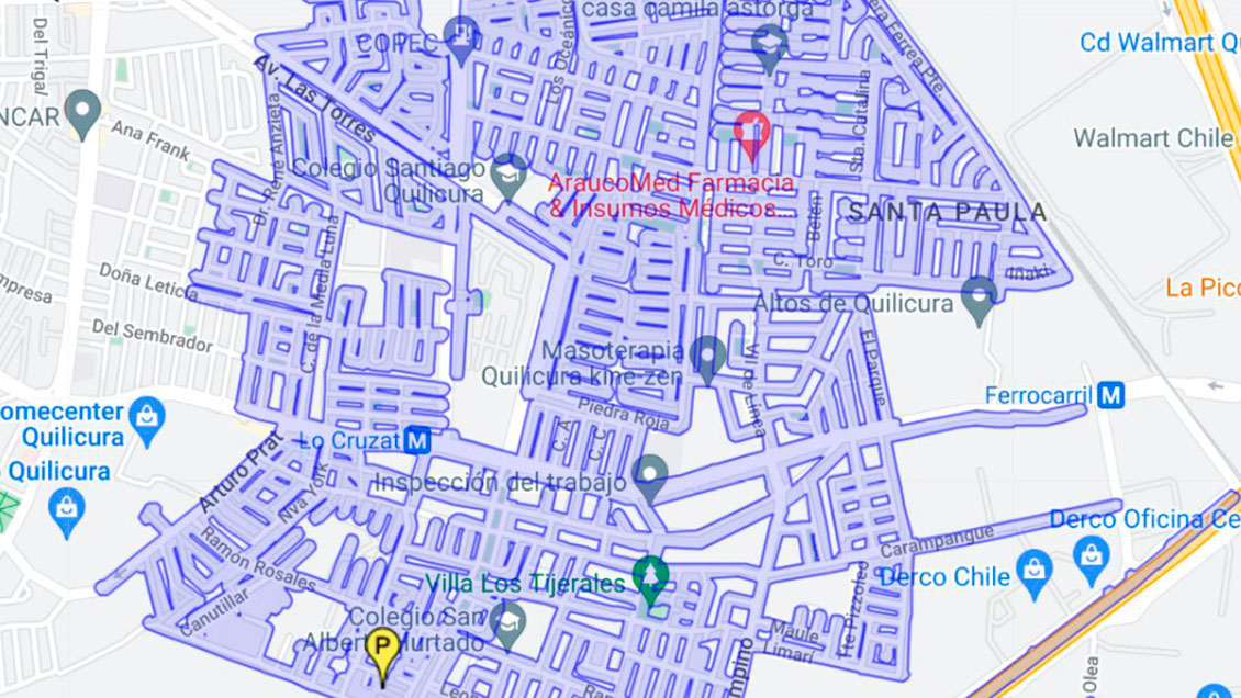 Anuncian corte de agua para sector de Quilicura