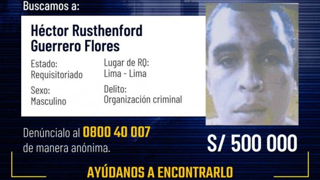 Perú ofrece 120 millones por información sobre líder prófugo del Tren de Aragua