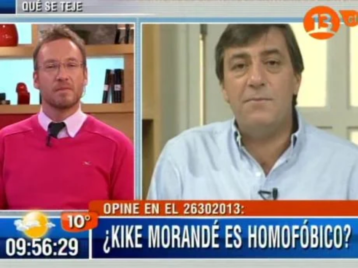 Kike Morandé homofobia La supuesta homofobia de Kike Morandé se cuestiona hace años