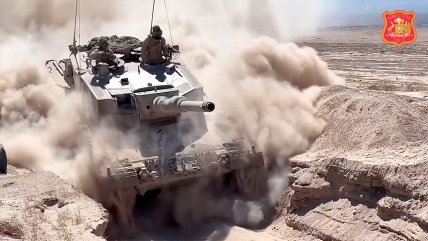   La competencia de tanques del Ejército en la Región de Atacama 
