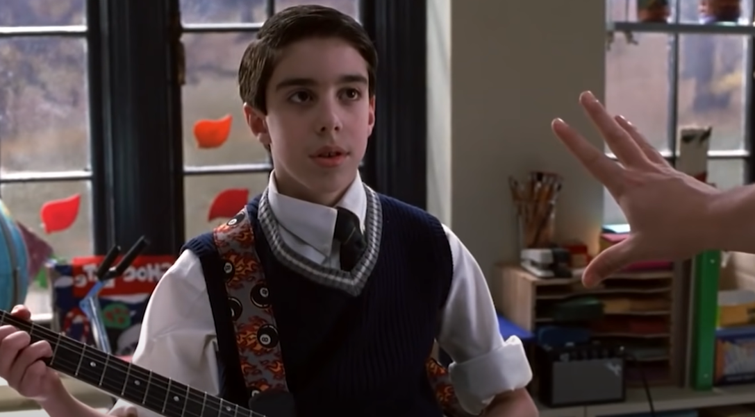 Joey Gaydos Jr. como Zack en "Escuela de Rock Joey Gaydos Jr. como Zack en "Escuela de Rock