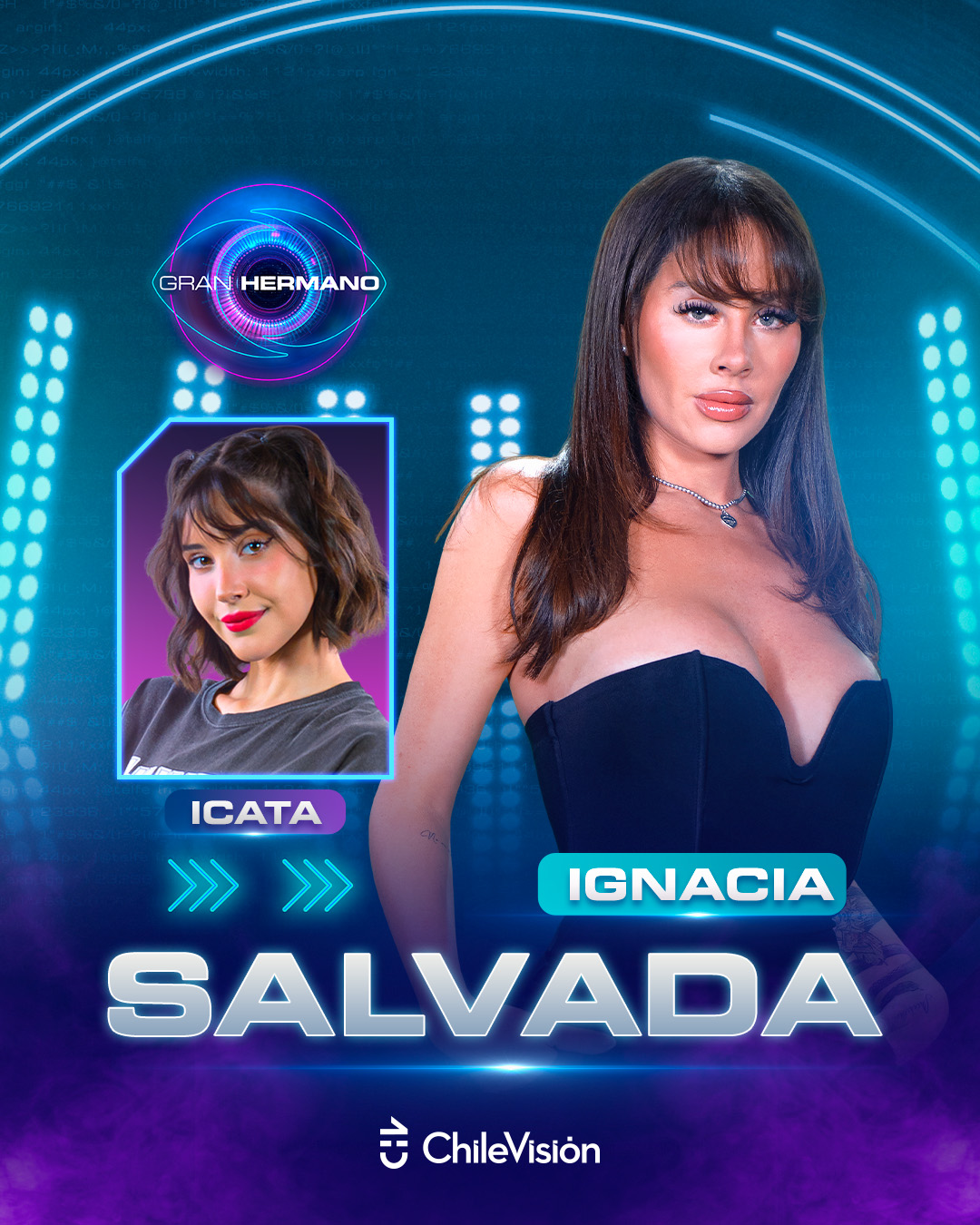 iCata salvó a Ignacia Michelson de la placa de eliminacion en Gran Hermano iCata salvó a Ignacia Michelson de la placa de eliminacion en Gran Hermano