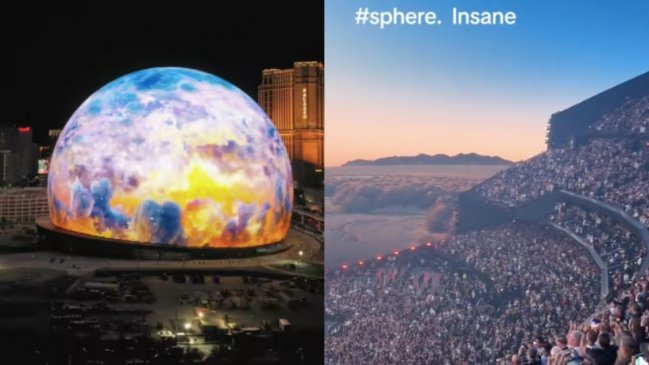  Sphere, la nueva y monumental atracción inaugurada por U2 en un 