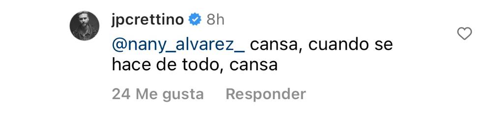 Jean Philippe Cretton se sinceró con sus seguidores de Instagram