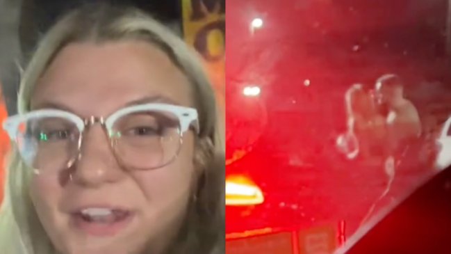 Mujer acampó fuera de hotel y confirmó que su pololo la engañaba