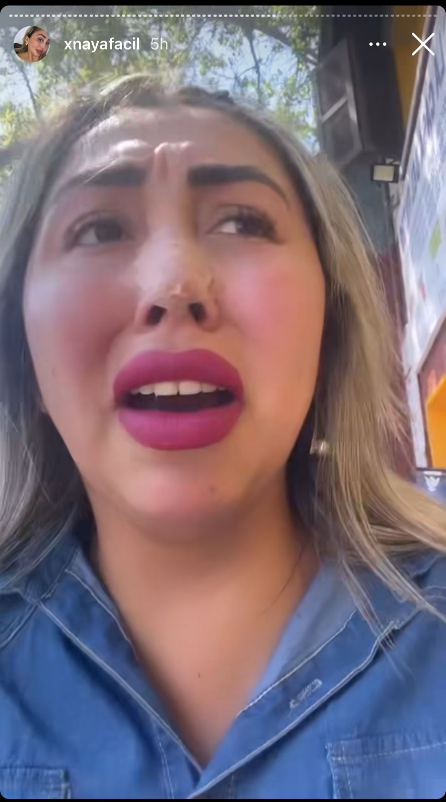 Naya Fácil reveló en Instagram haber sido víctima de un asalto