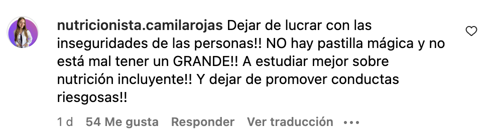 Críticas contra Marlen Olivari