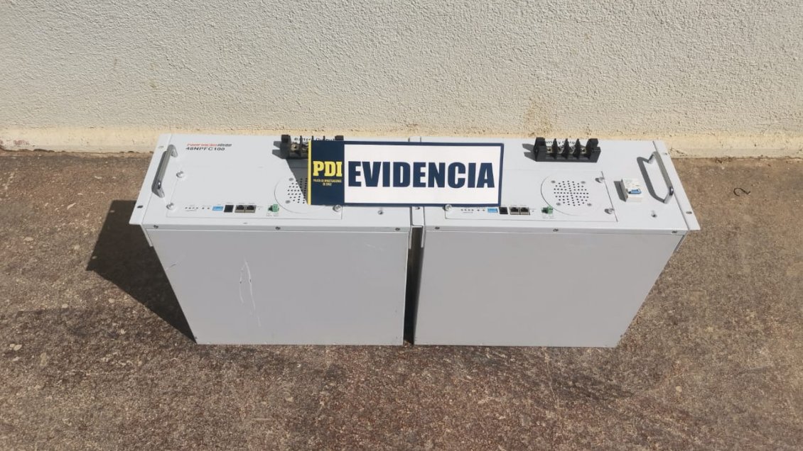 PDI detuvo a sujeto que robaba baterías de litio y las vendía por Facebook