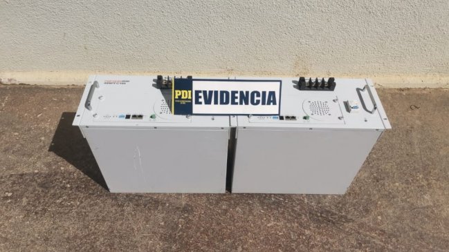 PDI detuvo a sujeto que robaba baterías de litio y las vendía por Facebook