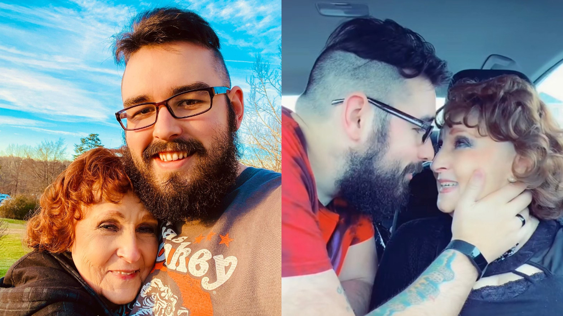 Pareja con 54 años de diferencia se conoció en un funeral y ahora tienen Onlyfans