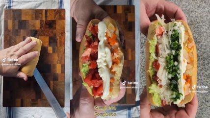   Critican a extranjero que preparó diversos tipos de completos: 