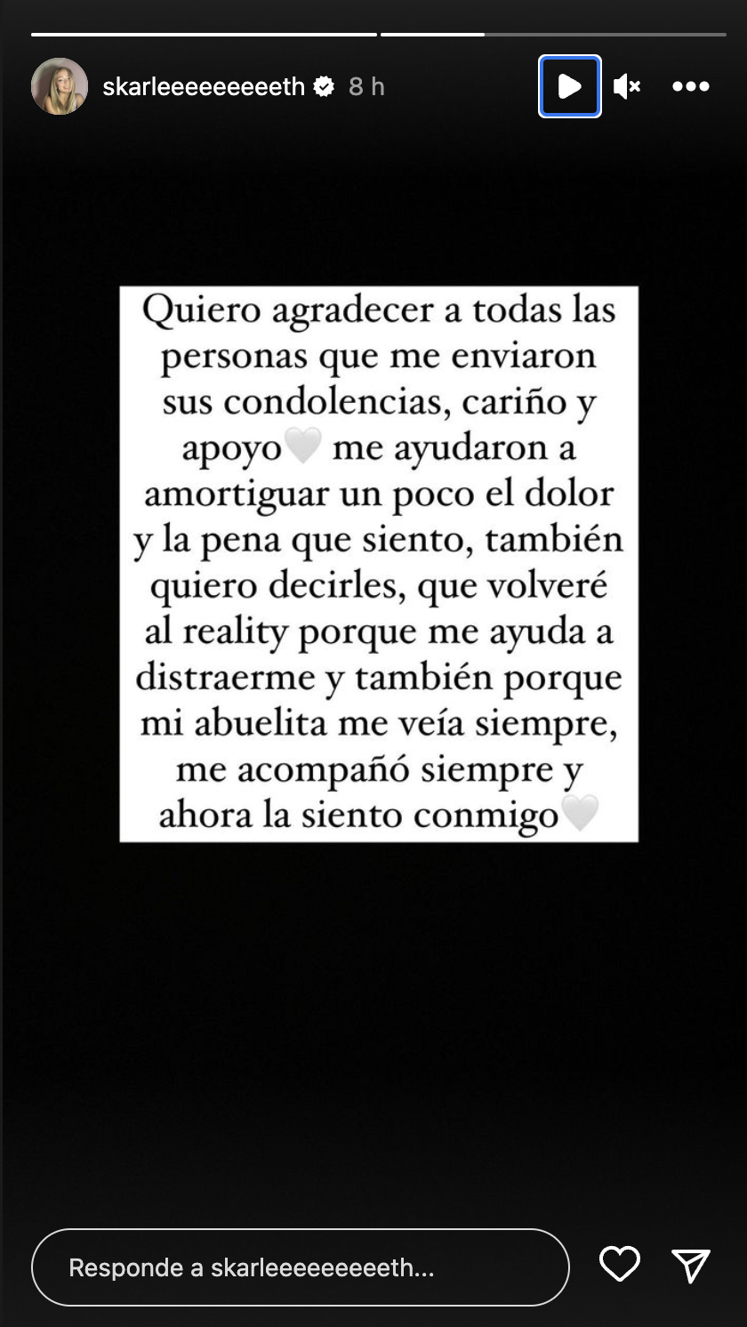 Skarleth Labra gran hermano ¿Skarleth vuelve a Gran Hermano?