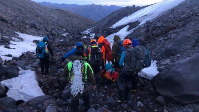 Andinista adulto mayor murió tras caer a un acantilado