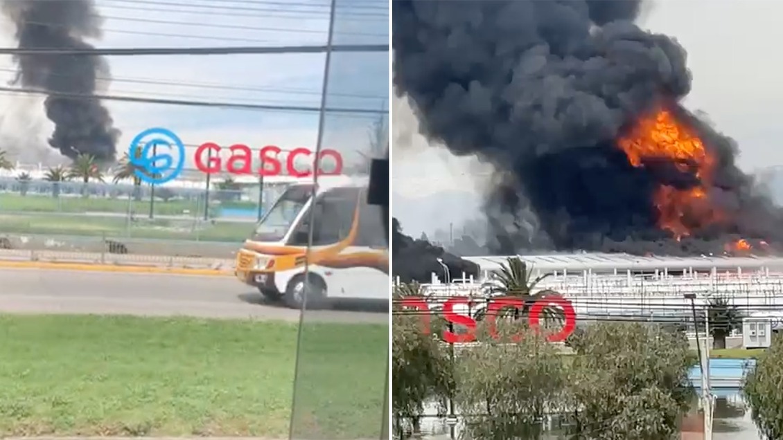 Enorme incendio afectó a planta de Gasco en Maipú: Ya está controlado