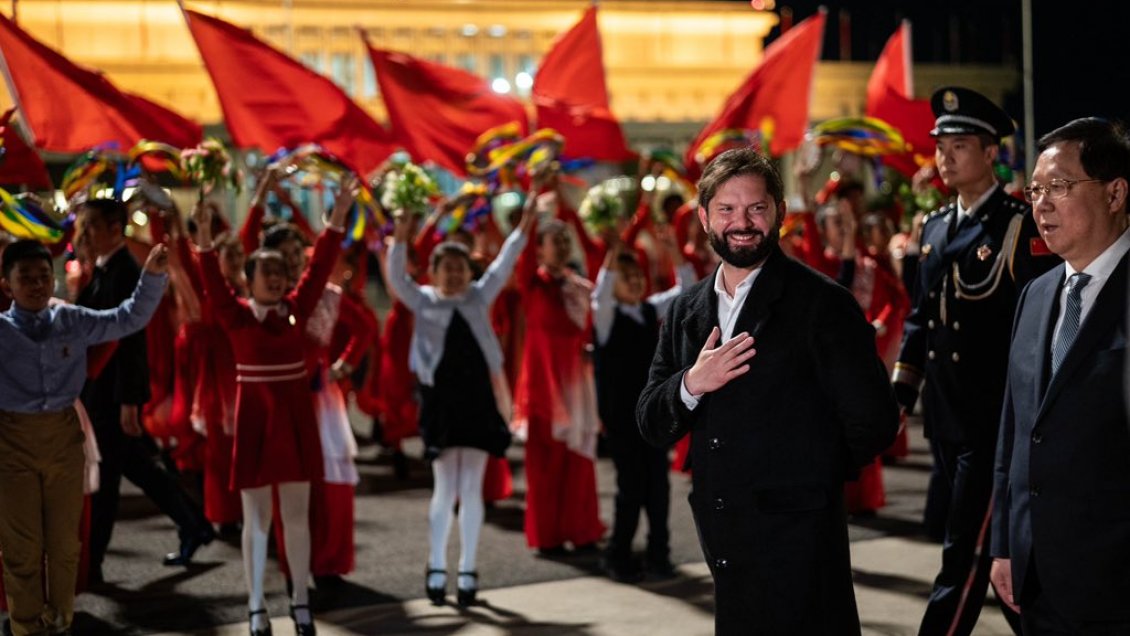 Presidente Boric llegó a Beijing, su segunda escala en China