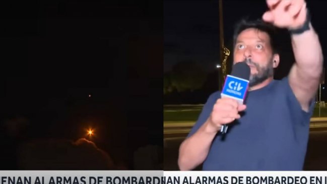 Rafael Cavada despachó con misiles en el cielo de Israel
