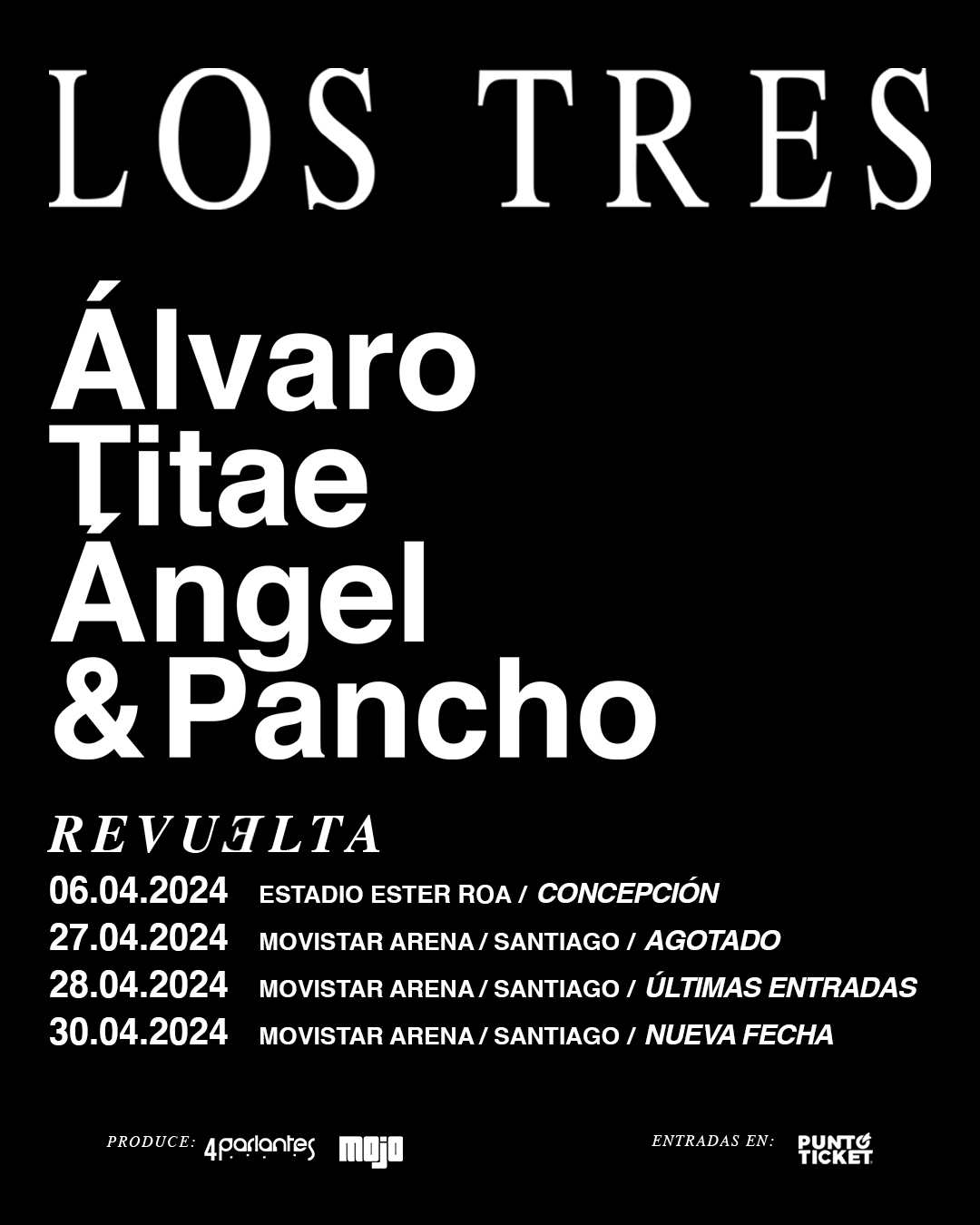 Los Tres nueva fecha Los Tres nueva fecha Movistar Arena