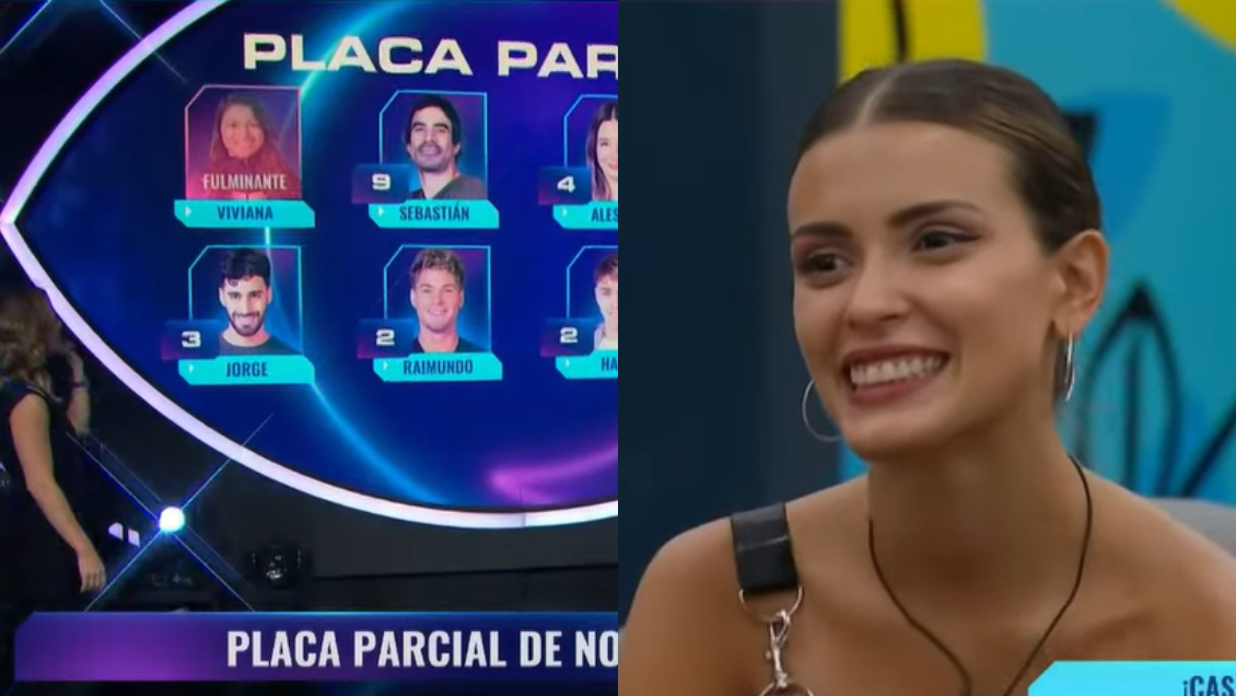 Así quedó la placa en Gran Hermano: Coni rompió récord de Pincoya