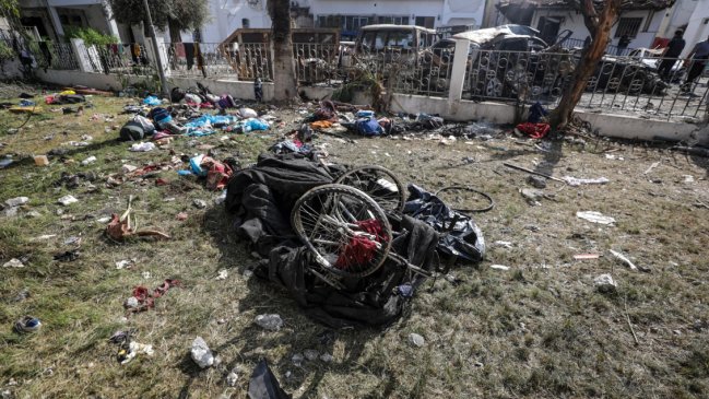 Londres asegura que hospital Al Ahli fue destruido por un misil lanzado desde Gaza