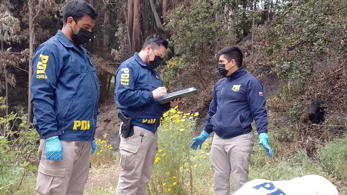 Hallaron cadáver calcinado en Puchuncaví