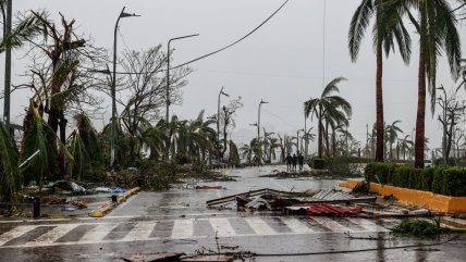  Cerca de 30 fallecidos dejó en México el paso del huracán Otis  