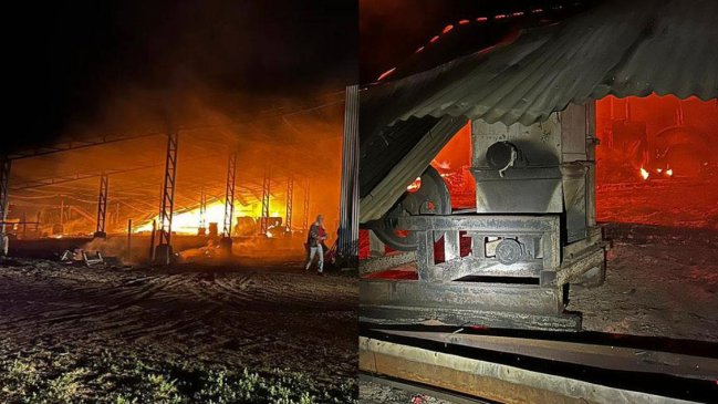 Ataque incendiario destruyó casa del cuidador de un predio en Los Sauces