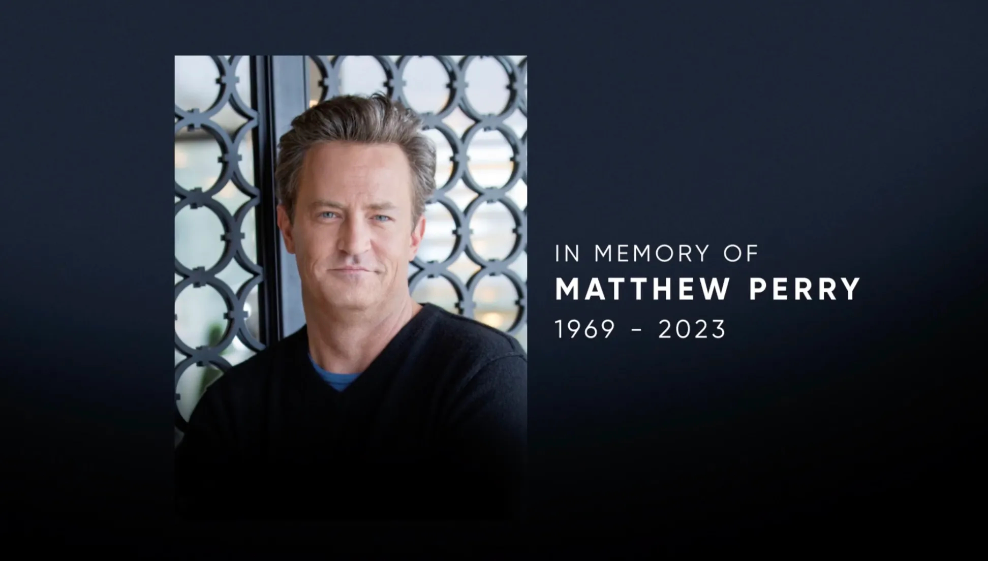 Matthew Perry homenaje en Friends