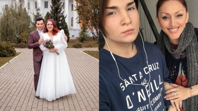   Mujer se casó con su hijo adoptivo 31 años menor: Lo crió desde adolescente 