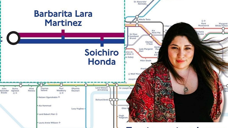 Metro de Londres destacó a ingeniera chilena poniendo su nombre en estación