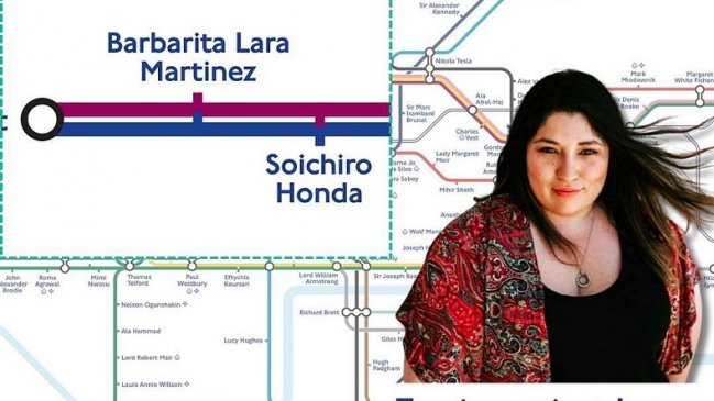  Metro de Londres puso nombre de ingeniera chilena en estación  