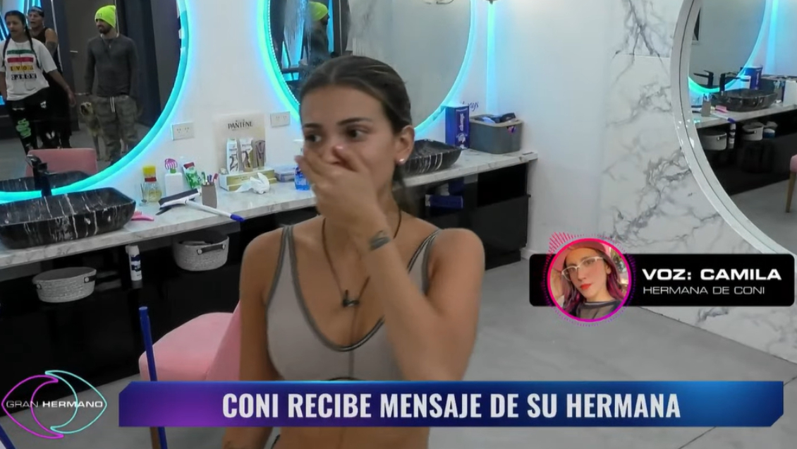 Gran Hermano: Coni Capelli recibió la llamada de su hermana en el Teléfono Rojo Gran Hermano: Coni Capelli recibió la llamada de su hermana en el Teléfono Rojo
