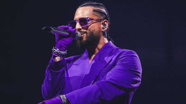 Captan a Maluma agrediendo a un fan en medio de concierto