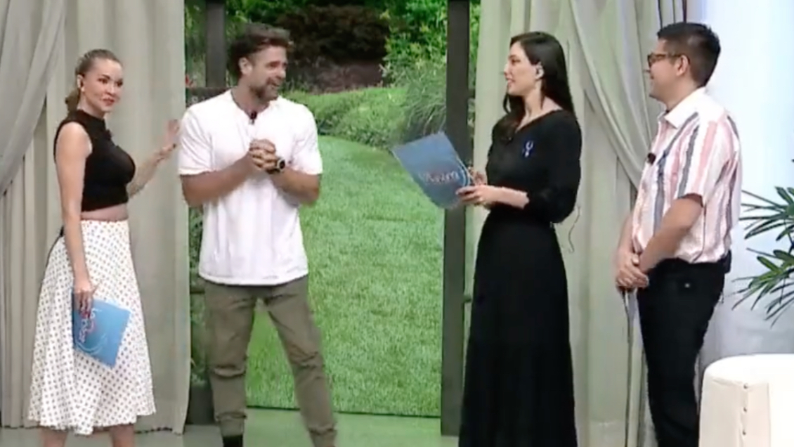 Actor argentino frenó a conductoras que lo tocaron en vivo: 