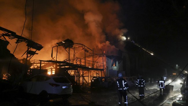 Rusia atacó con drones y misiles el centro e infraestructura portuaria de Odesa